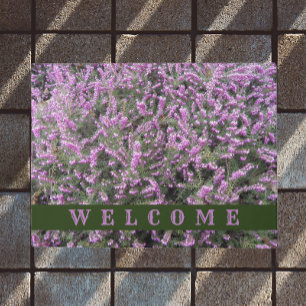 Paillasson Joli Purple Heather Floral Accueil