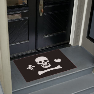 Paillasson Jolly roger du drapeau de Stede Bonnet Pirate