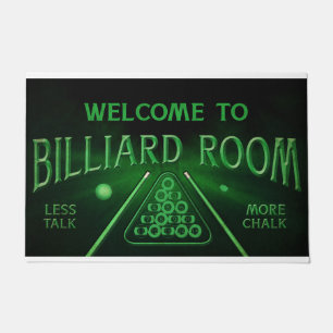 Paillasson Joueur de billard, matelas de billard