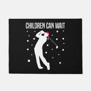 Paillasson Joueur de golf Golfer Funny cadeau de Noël