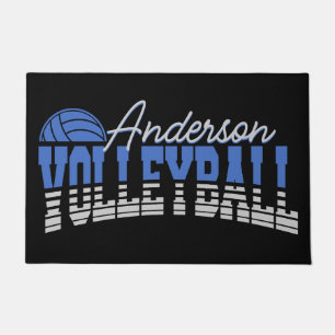 Paillasson Joueur de volley-ball personnalisé AJOUTER UN NOM