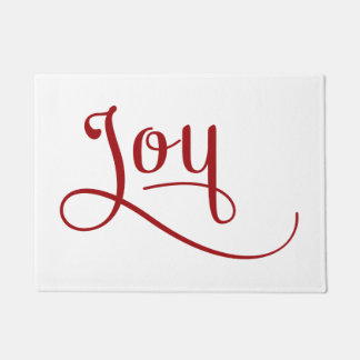 Paillasson Joy Script Red