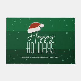 Paillasson Joyeuses fêtes Typographie Noël Accueil