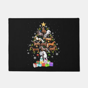 Paillasson joyeux cadeau d'arbre de Noël pour homme femme che