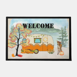 Paillasson Joyeux Camper Automne Porte Mat