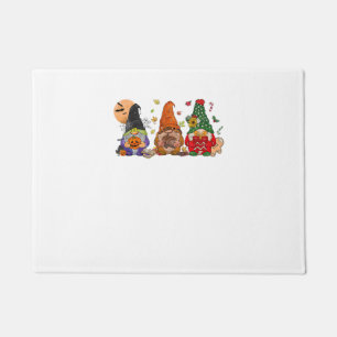 Paillasson Joyeux Hallothanksmas Gnomes Halloween Thanksgivin