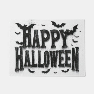 Paillasson Joyeux Halloween - chauves-souris