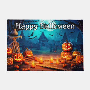 Paillasson Joyeux Halloween Citrouilles super méchants