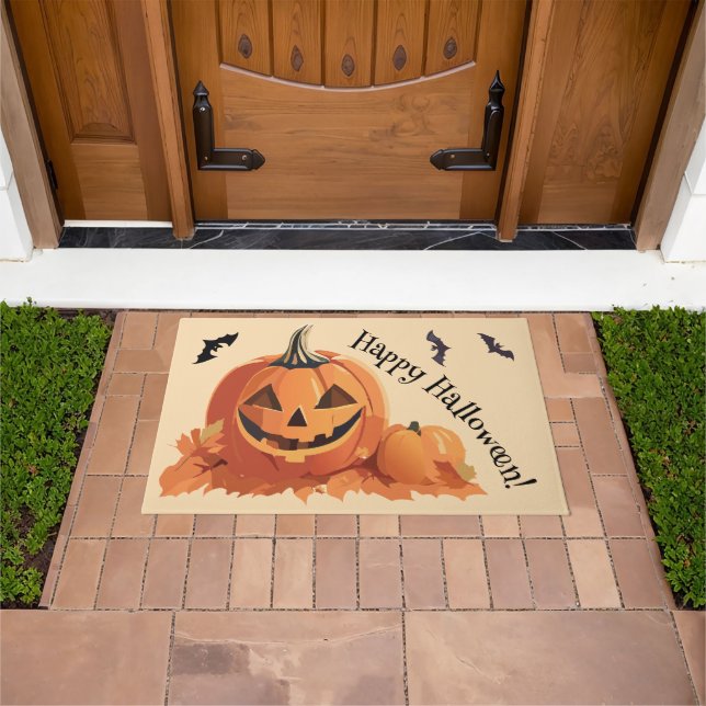 Paillasson Joyeux Halloween Jack 0 lanterne (De plein air)