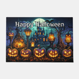 Paillasson Joyeux Halloween | Nefaried Glower Citrouilles