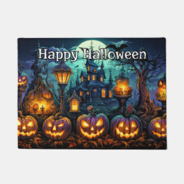 Paillasson Joyeux Halloween | Nefaried Glower Citrouilles