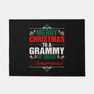 Paillasson Joyeux Noël À Un Grammy D'Une Grande Compréhension