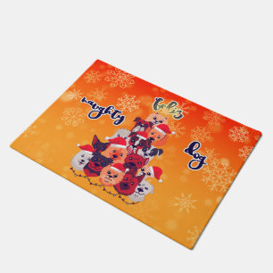 Paillasson Joyeux Noël Chien Vilain Design