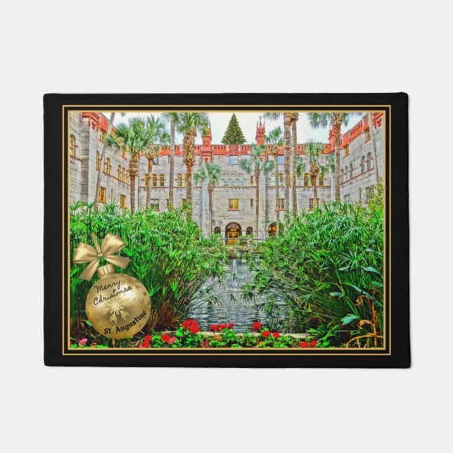 Paillasson Joyeux Noël Saint Augustine Lightner Museum (Devant)
