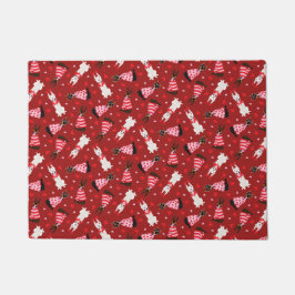 Paillasson Joyeux Valentines Day Chiens Dobermann