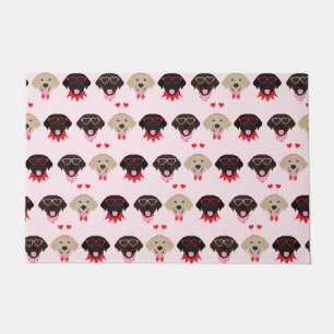 Paillasson Joyeux Valentines Labrador Retriever Dogs