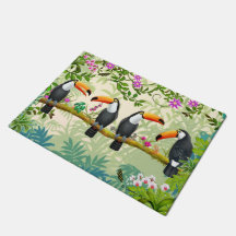 Jungle tropicale Oiseaux toucans