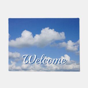 Paillasson Juste Nuages Bienvenue Pormat