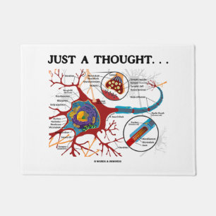 Paillasson Juste un humour de geek de synapse de neurone de