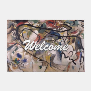 Paillasson Kandinsky Abstrait Art Moderne Accueil Professionn