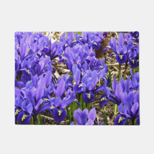 Paillasson Katherine Hodgkin Irises Printemps Violet Floral