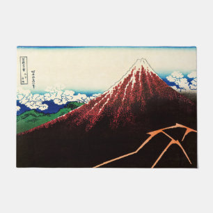 Paillasson Katsushika Hokusai - Éclairages sous le sommet