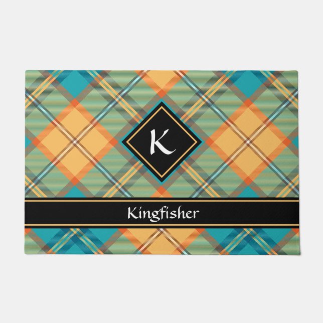 Paillasson Kingfisher Tartan Doormat (Devant)