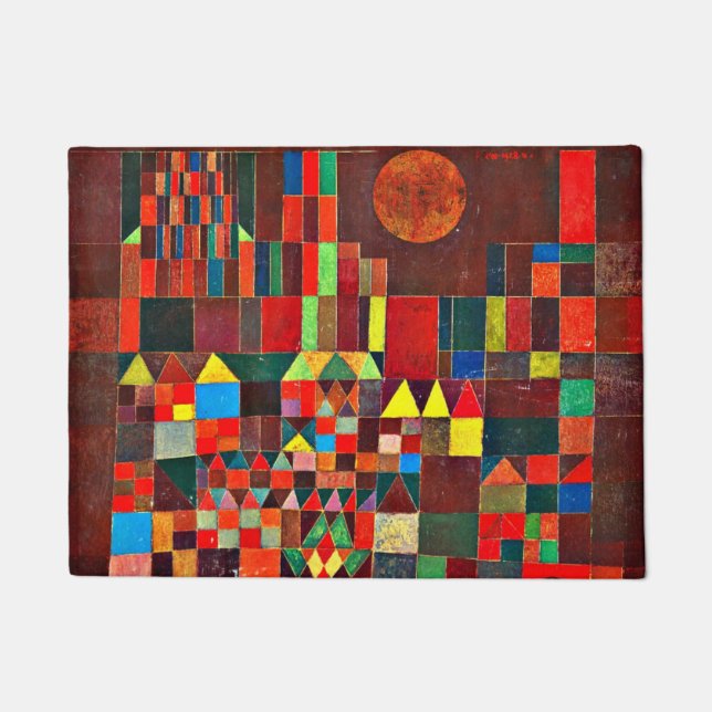 Paillasson Klee - Château et Soleil (Devant)