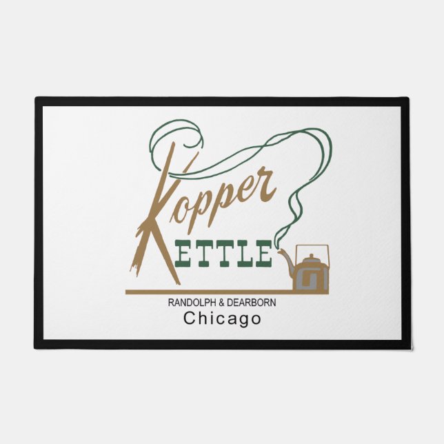 Paillasson Kopper Kettle Restaurant, Chicago, IL Doormat (Devant)