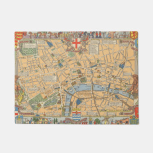 Paillasson La carte des enfants de Londres, Angleterre