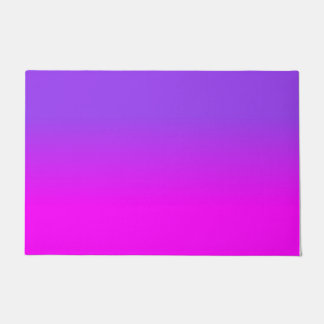 Paillasson La couleur au néon d'ombre d'Ombre de pourpre et