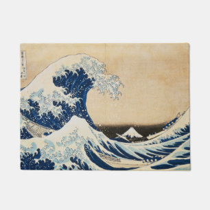 Paillasson La Grande Vague au large de Kanagawa par Hokusai