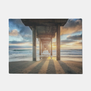 Paillasson La Jolla, le pilier de Scripps au coucher du