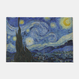 Paillasson La Nuit étoilée (Vincent van Gogh) (Art célèbre)