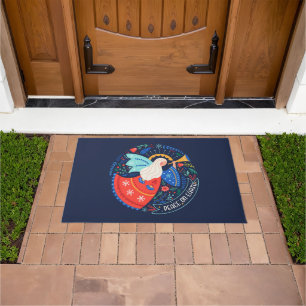Paillasson La paix sur Terre Angel Design