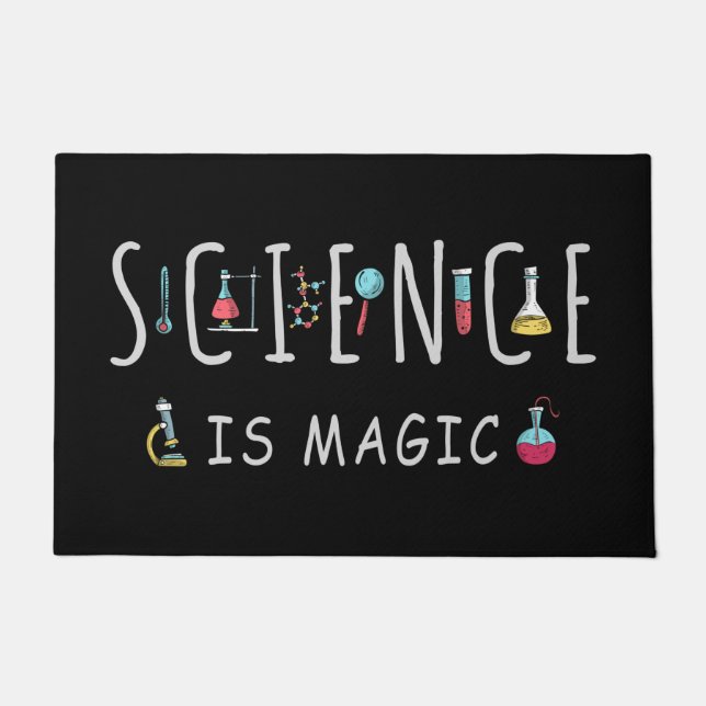 Paillasson La science est magique (Devant)