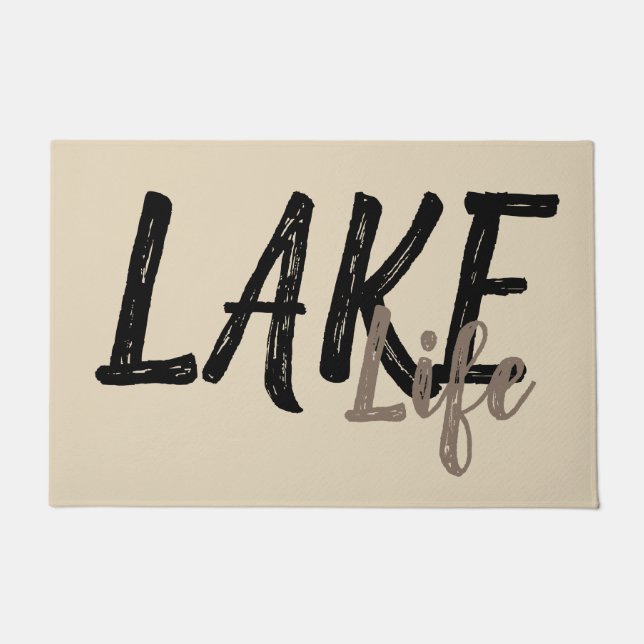 Paillasson LA VIE DU LAC nautique | Mat de plancher (Devant)