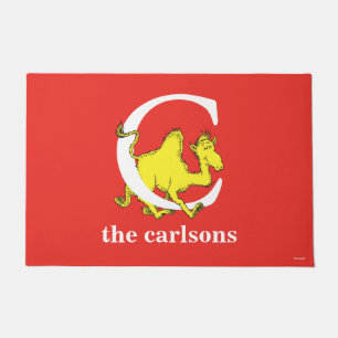 Paillasson L'ABC de Dr Seuss : Lettre C - Blanc Ajoutez vot