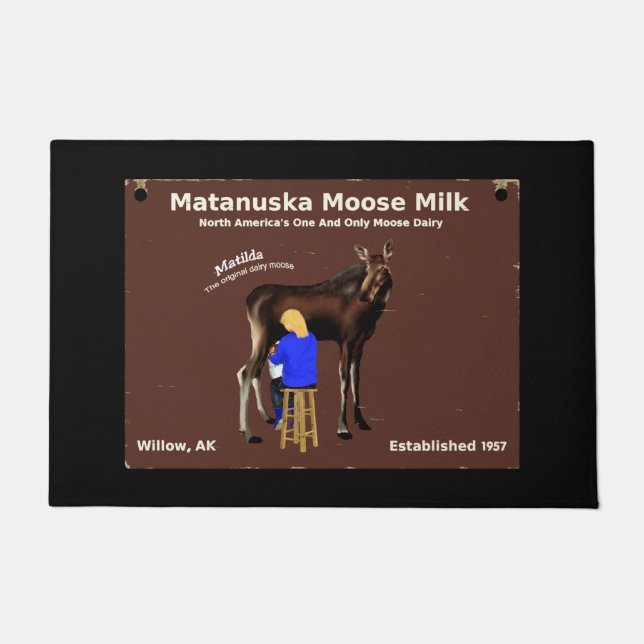 Paillasson Lait d'orignal Matanuska (Devant)