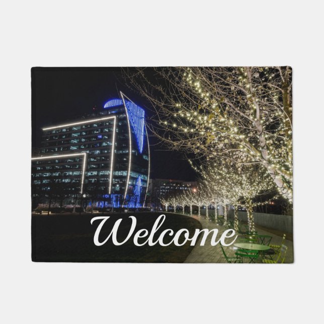 Paillasson Lampes Arbre À Klyde Warren Park Welcome Doormat (Devant)