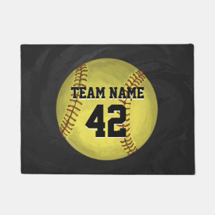 Paillasson L'art du softball personnel
