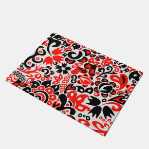 Paillasson L'art populaire ukrainien motif floral abstact