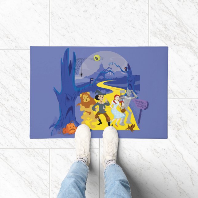 Paillasson L'Assistant D'Oz™ | Forêt hantée d'Halloween (Intérieur)