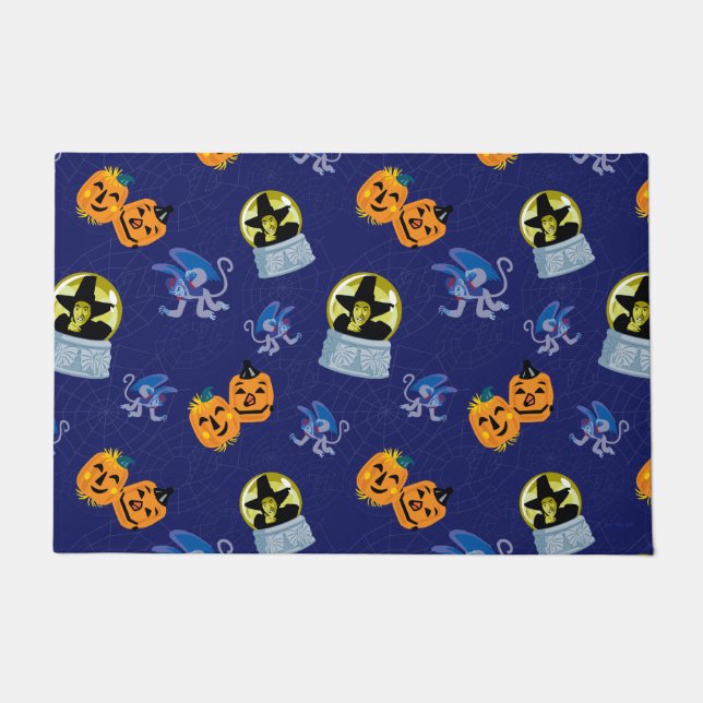 Paillasson L'Assistant D'Oz™ | Motif de la sorcière d'Hallowe (Devant)