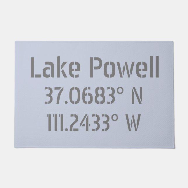Paillasson Latitude du lac Powell AZ (Devant)