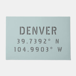 Paillasson Latitude et longitude du Denver