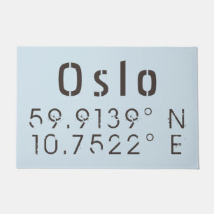 Paillasson Latitude et longitude Oslo