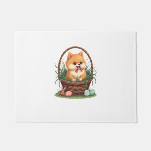 Paillasson Le bazar de Pâques de Gomi Chien de Pâques vintage