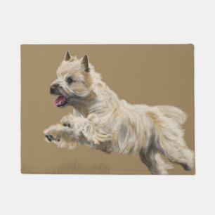 Paillasson Le cairn Terrier a appelé Mackey