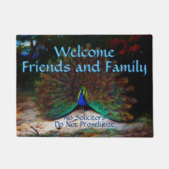 Paillasson Le paon (Devant)